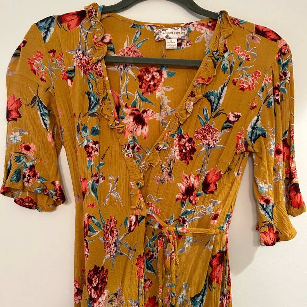 Band of Gypsies Floral Kimono Duster Cardigan